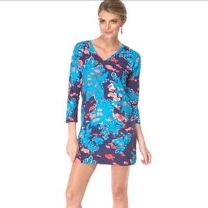 Lilly Pulitzer Blue and Pink Mini Dress